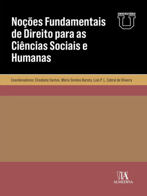 cover image of Noções Fundamentais de Direito para as Ciências Sociais e Humanas